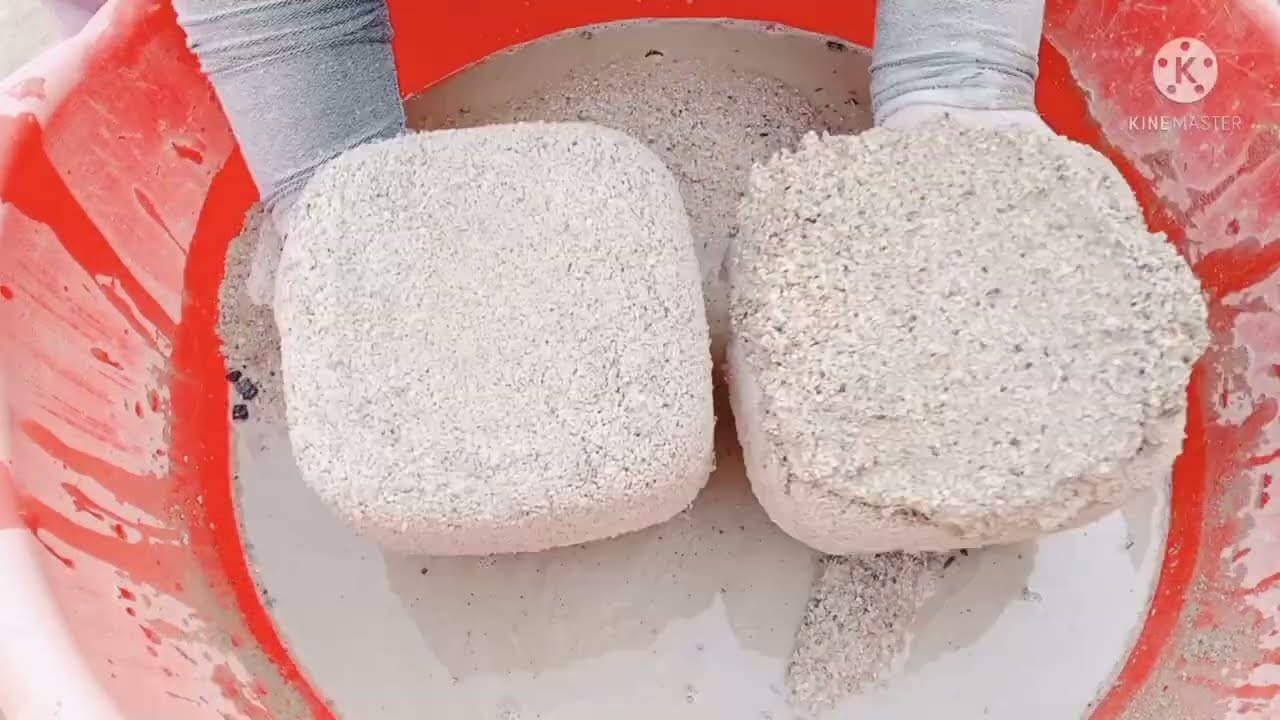 ASMR: 0 Size White Stones Water Crumbling ❤️#gholaasmr #crushing #berelaxing