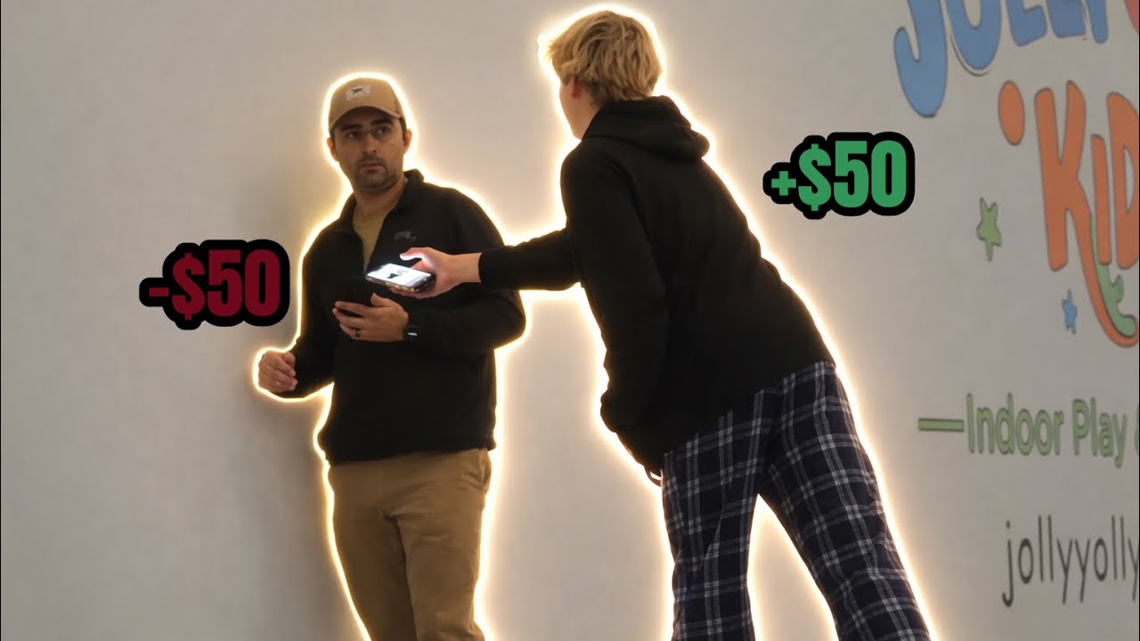 He didn’t want us taking his money!