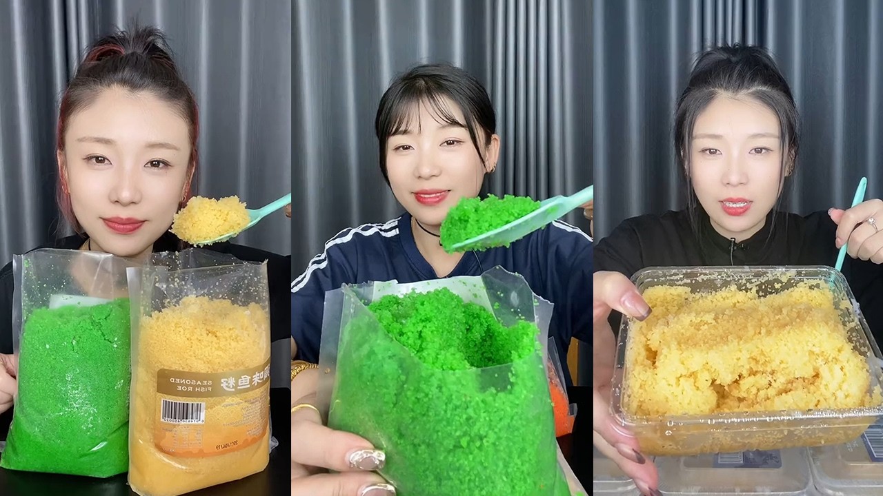 【MUKBANG】Mustard roe + Original flavor roe🐟#Seafood#ASMR#yummy