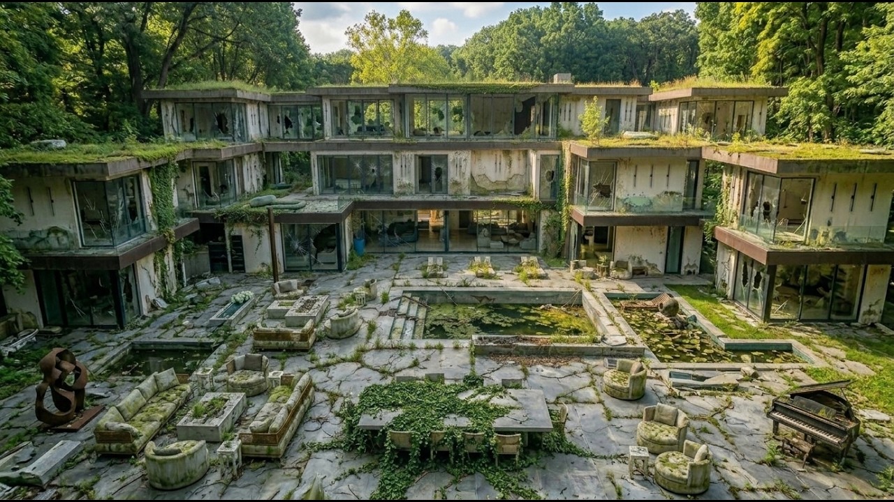 I Found a Ruined Concrete Mansion in the Deep Forest and Completely Restored It (ASMR)