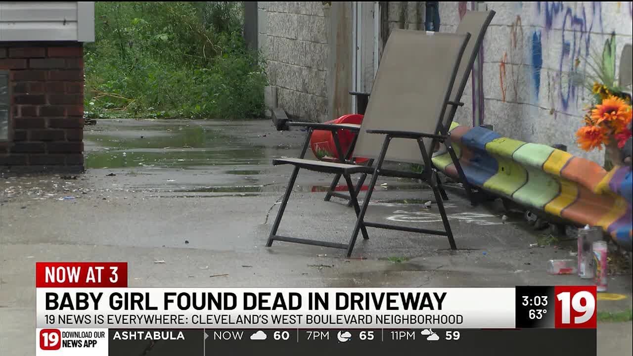 Baby girl found dead on Cleveland driveway