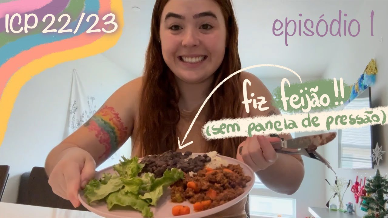 ALIMENTAÇÃO NO INTERCÂMBIO | Criando minha rotina no ICP e preparando as primeiras marmitas - VLOG