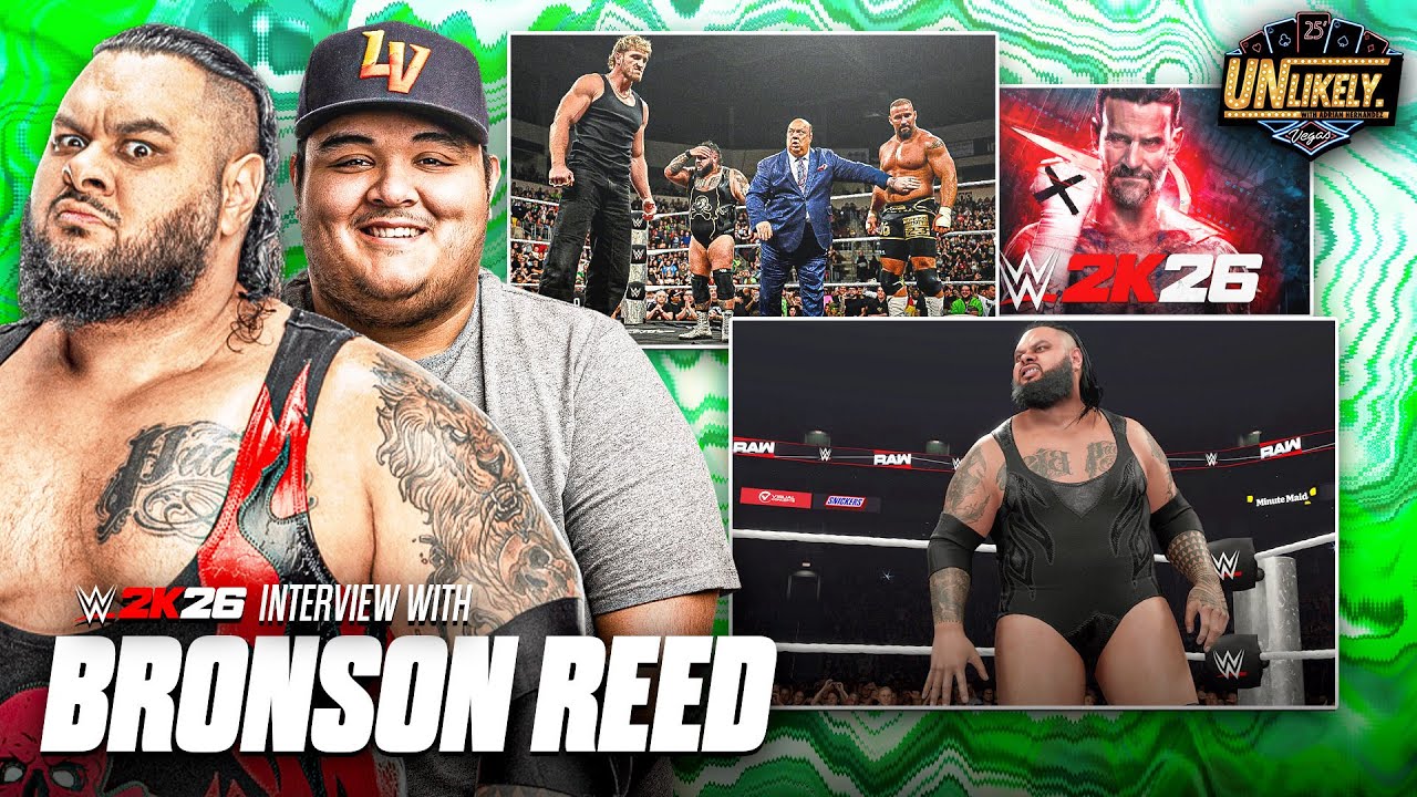 Бронсон Рид рассказывает о WWE 2K26, Поле Хеймане, взрыве ринга и желании устроить цунами. Тройно...