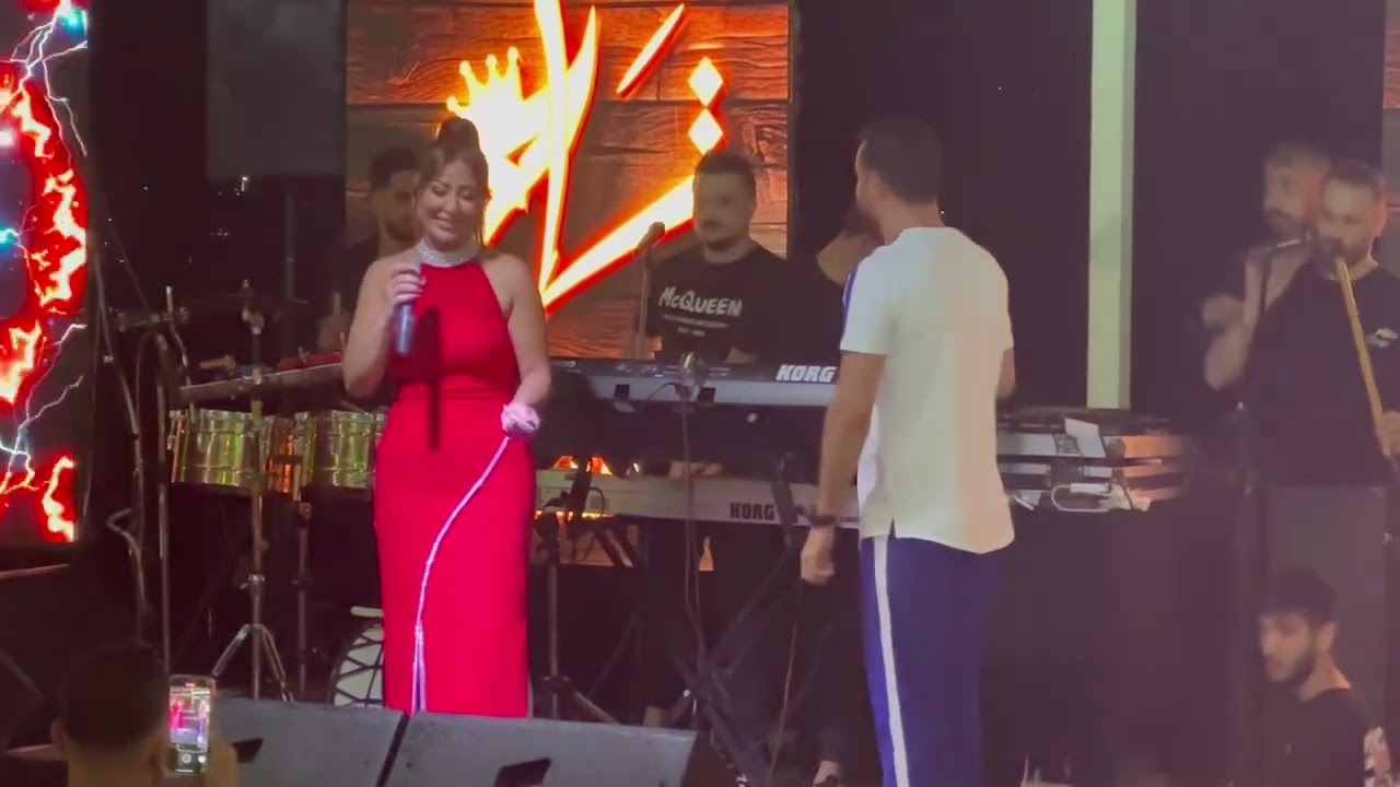 سليمان نصرة عتابات لـ سمر و ريم السواس حفله مشتى الحلو الكفرون تاج بار