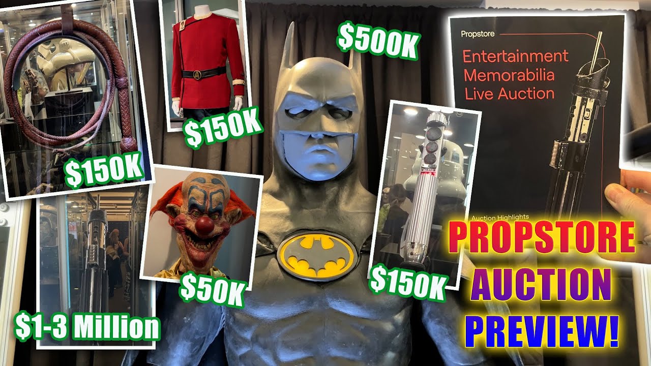 Propstore Entertainment Memorabilia Live Auction Preview | STAR WARS | INDY | MARVEL | DC & MORE