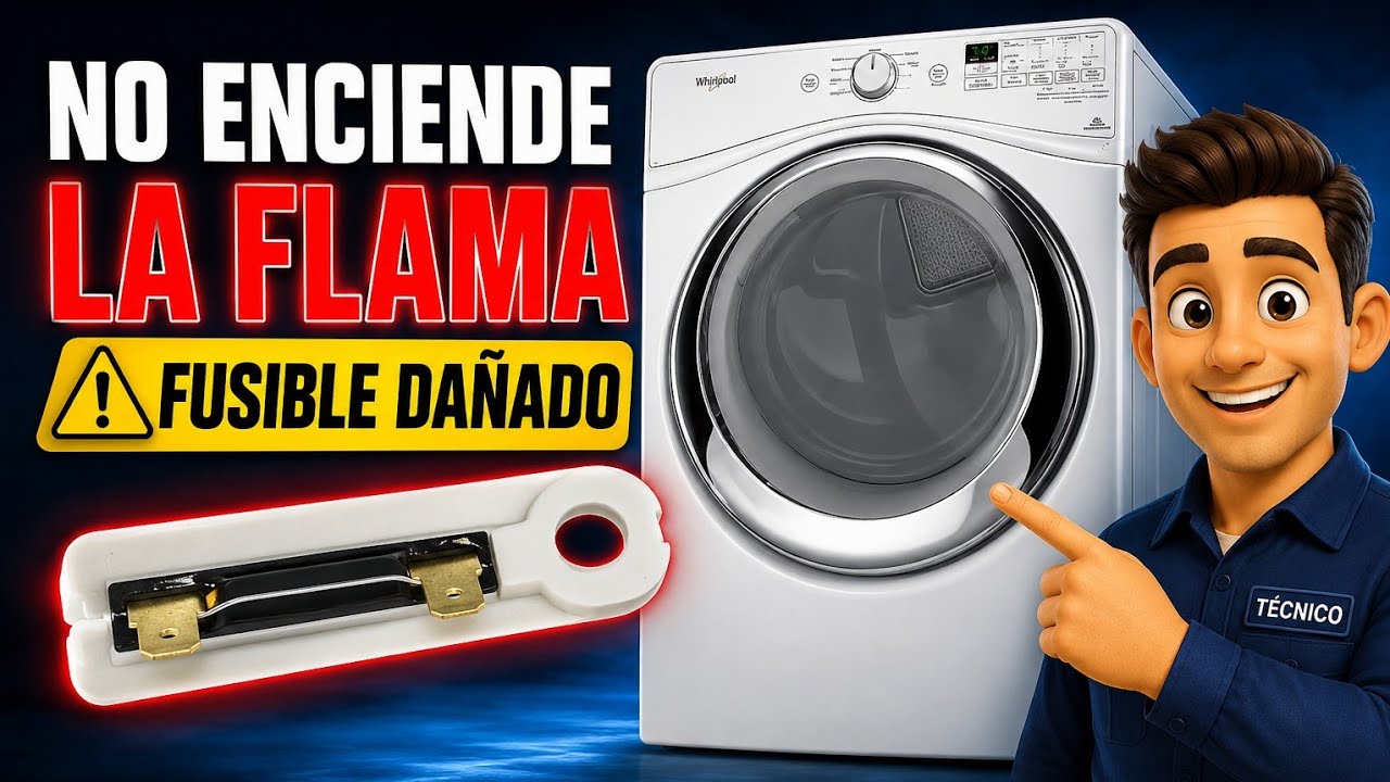 Secadora Whirlpool no seca 