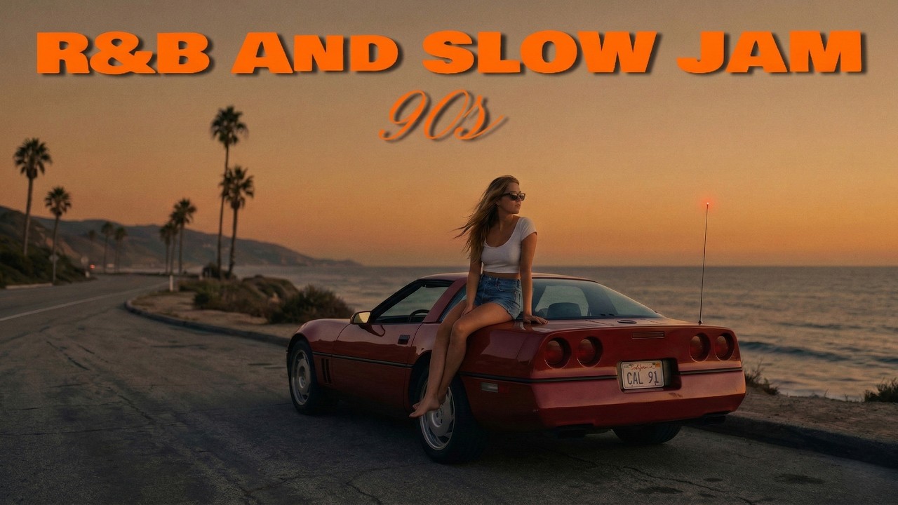90s R&B Slow Jams for Late Night Drive | Rainy City & Neon Lights Vibes | Sky Voice Vol.6