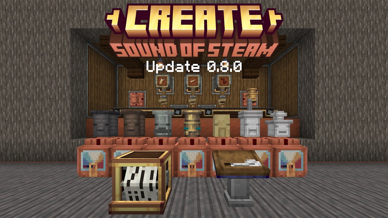What's New in Create: Sound of Steam Version 8.0.0