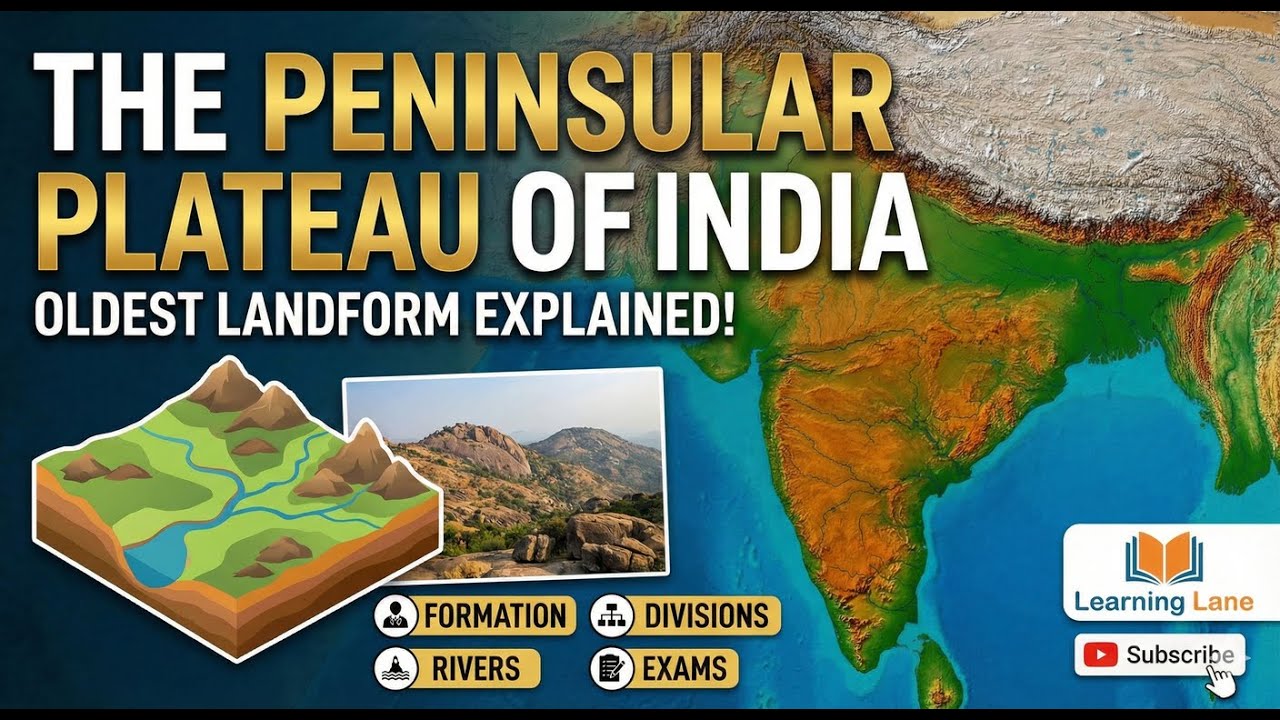 The Peninsular Plateau of India | Formation, Divisions, Features & Importance Explained