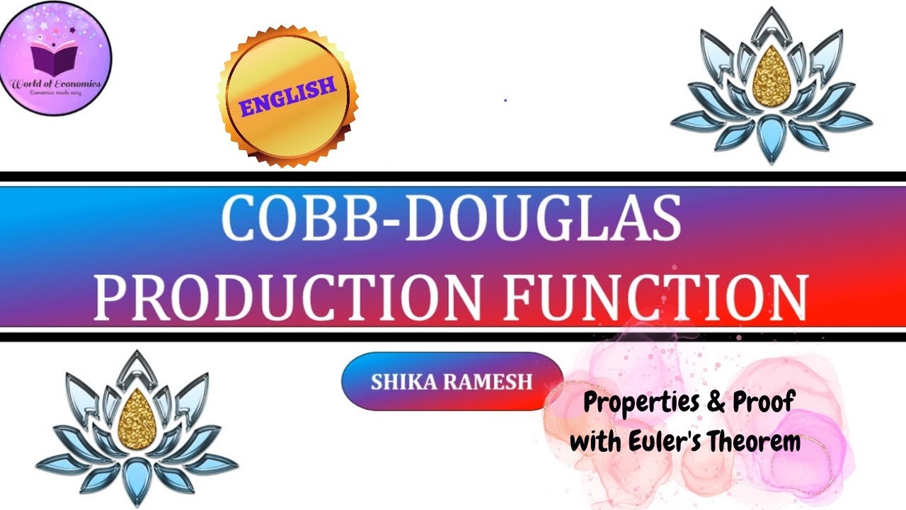 Cobb-Douglas Production Function & its Properties