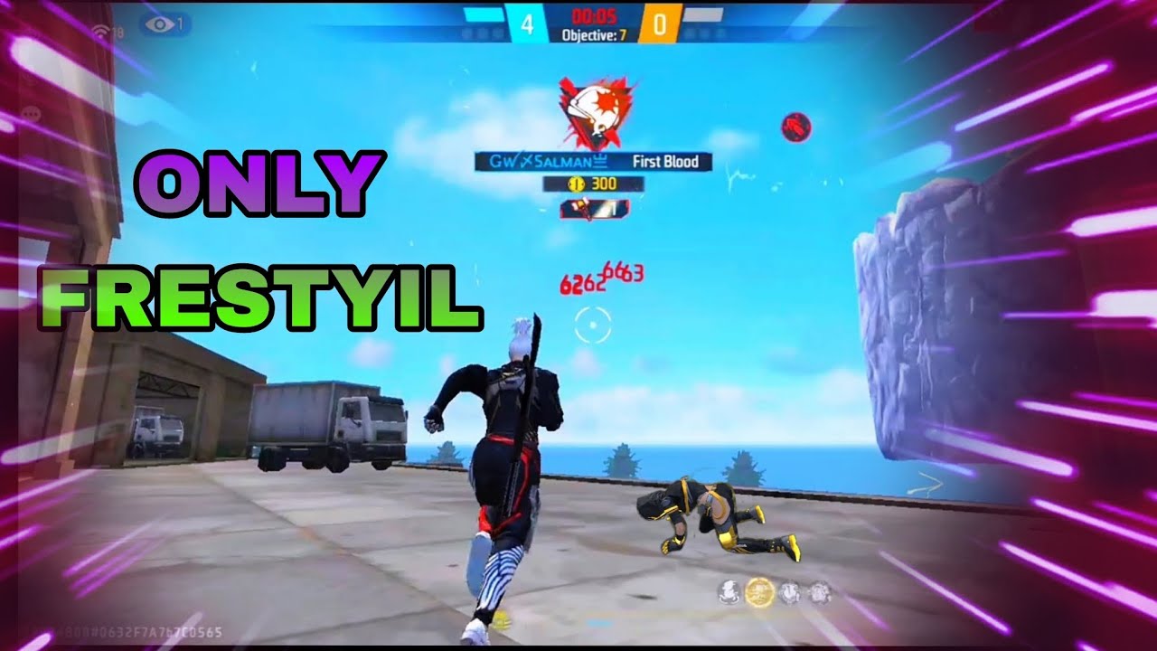 ONLY FRESTYIL GAME PLAY. SUBSCRIBE VS X SALMAN YT. 🍷🗿 