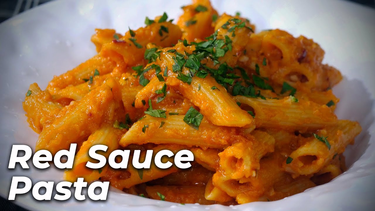 Restaurant Style Red Sauce Pasta Recipe