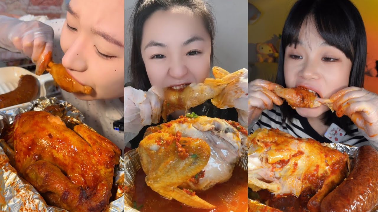 Spicy roast chicken😋🤤 | Juicy chicken grilled | 