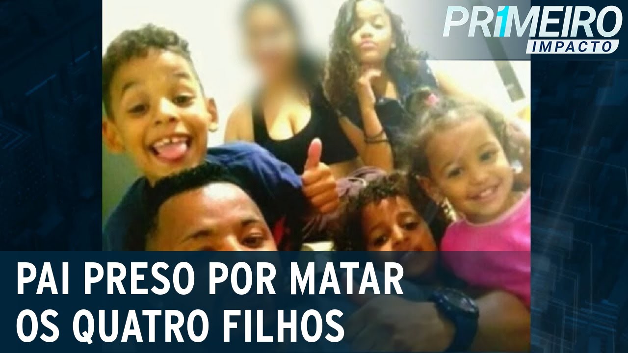 Preso, homem confessa morte dos quatro filhos asfixiados | Primeiro Impacto (14/12/22)
