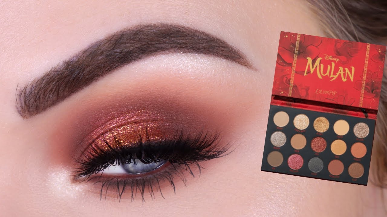 ColourPop Disney Mulan Eyeshadow Palette | Warm Eye Makeup Tutorial