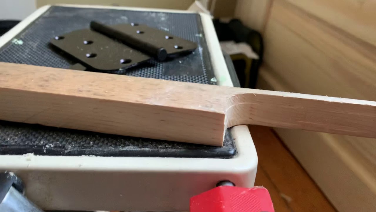 Using ryobi door hinge jig to recess door jambs - YES it will do it!