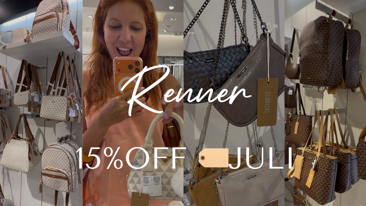 Novidades Renner 15%OFF cupom JULI 