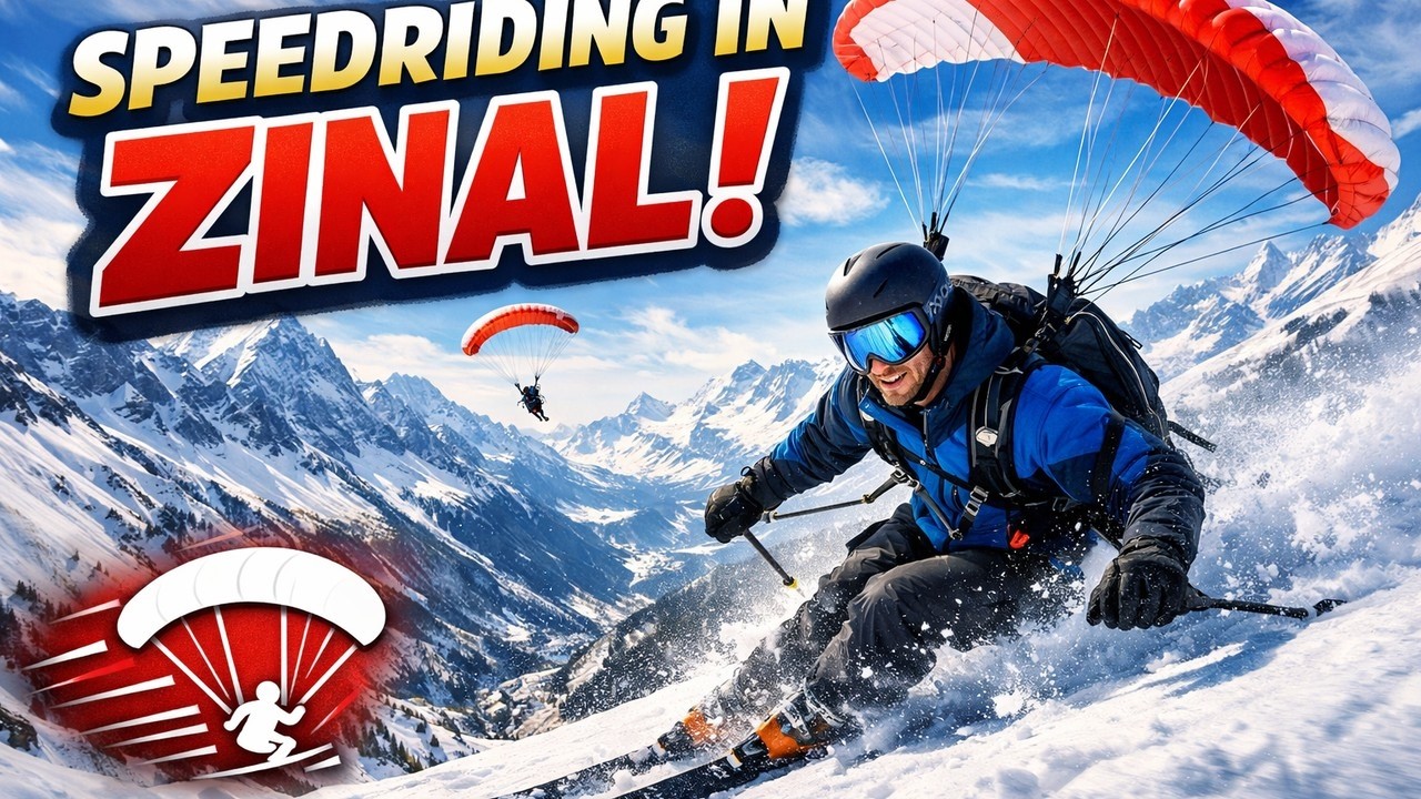 Speedriding in Zinal