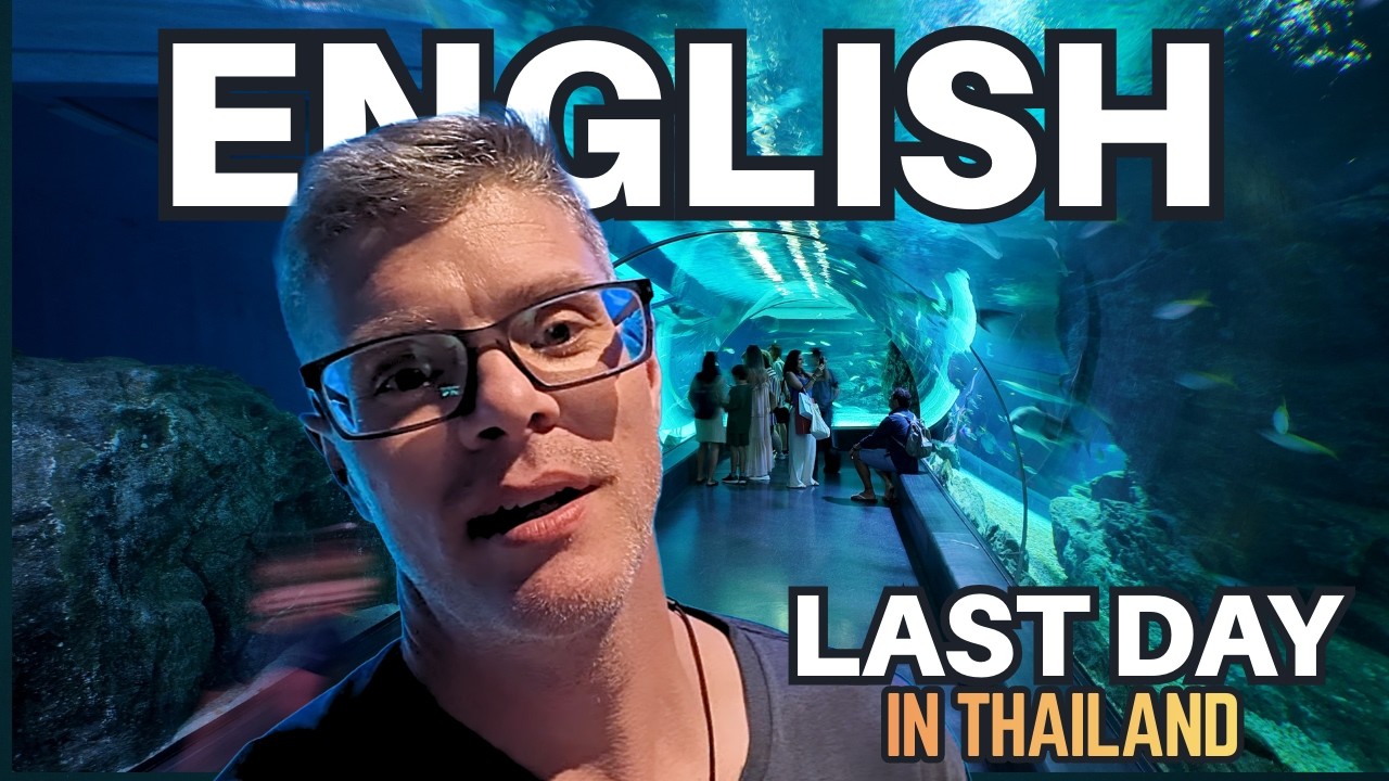 Learn Real ENGLISH in Bangkok using COMPREHENSIBLE Input | My Last Day in Thailand