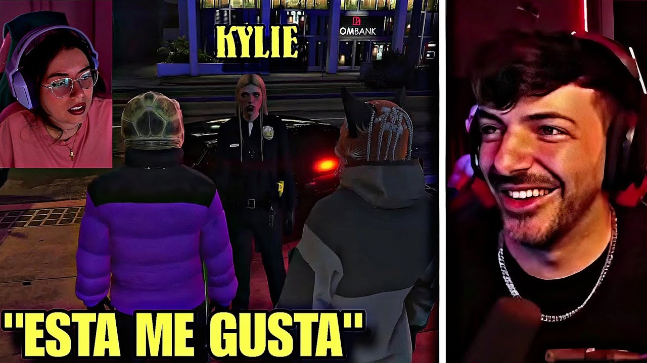 HARRY (NEXXUZ) QUEDA ENCANTADO AL CONOCER A LA POLICIA KYLIE JOHNSON EN PERSECUCIÓN 😍😲 SPAINRP