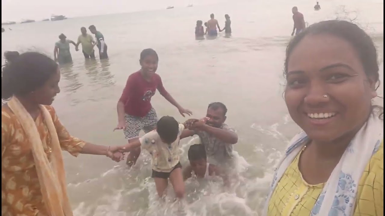 रामेश्वरी टूर व पंबन ब्रिज आणि समुद्रात केलेली मस्ती