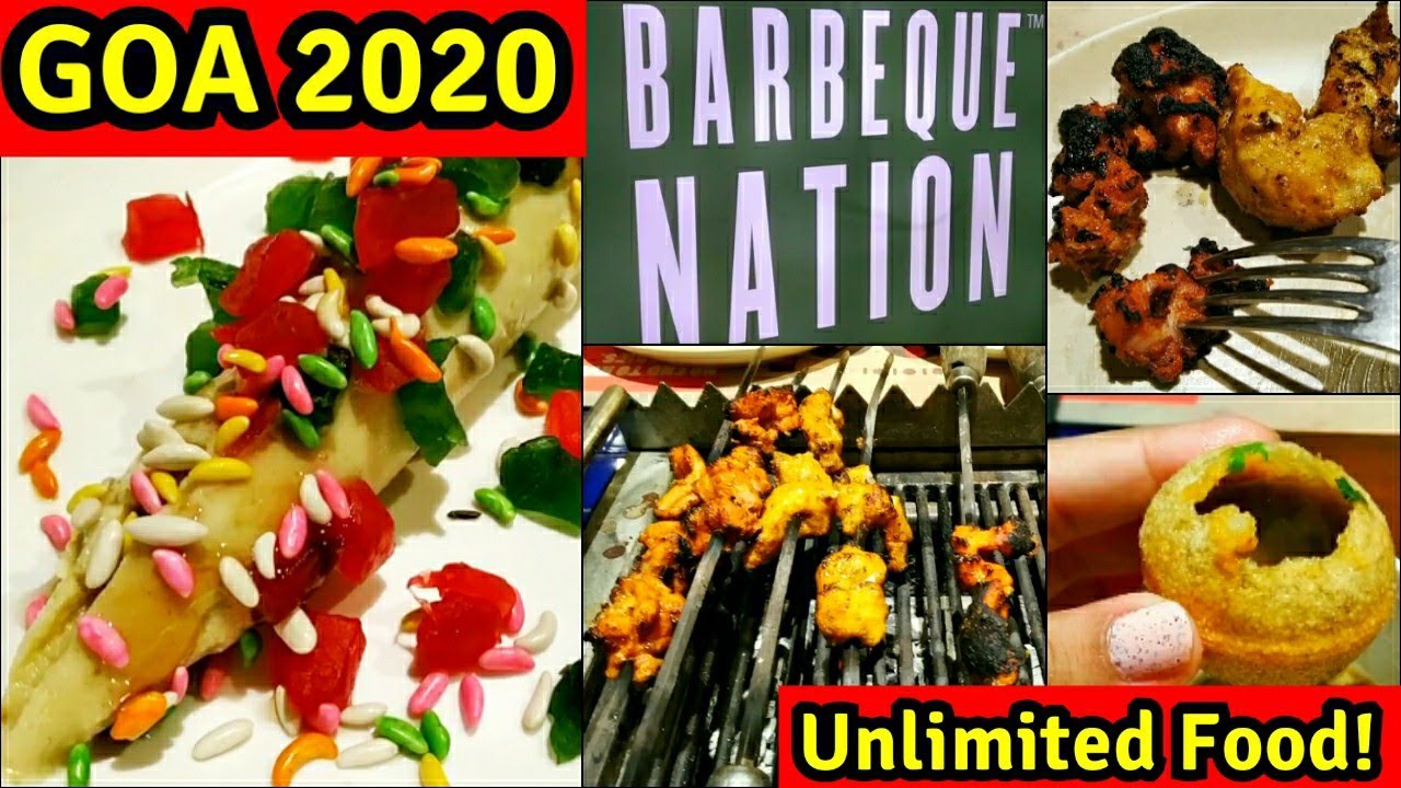 Barbeque Nation: неограниченный шведский стол всего за 750 ₹ | BBQ Nation после локдауна | РЕСТОРАН ГОА