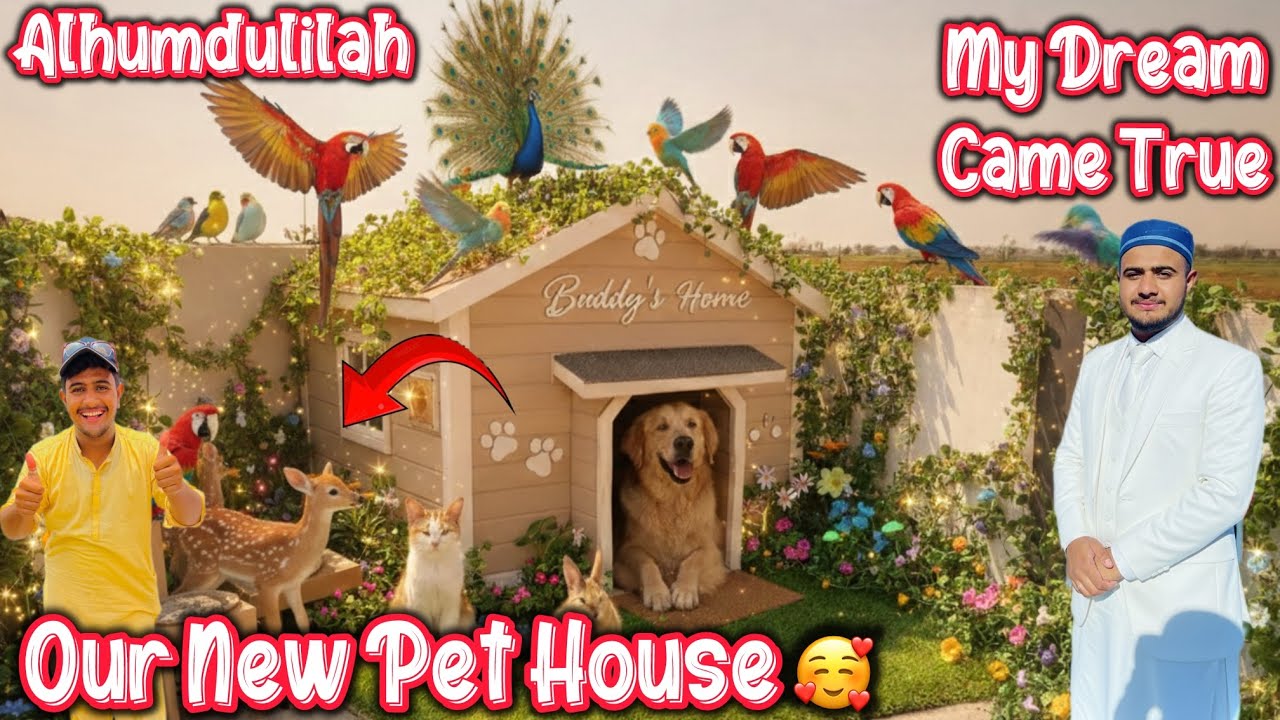 Our New Pett House 🏠||My Dream Came True🥰||Alhumdulillah❤️||My Family Is Very Happy Today❤️‍🩹||Zain|