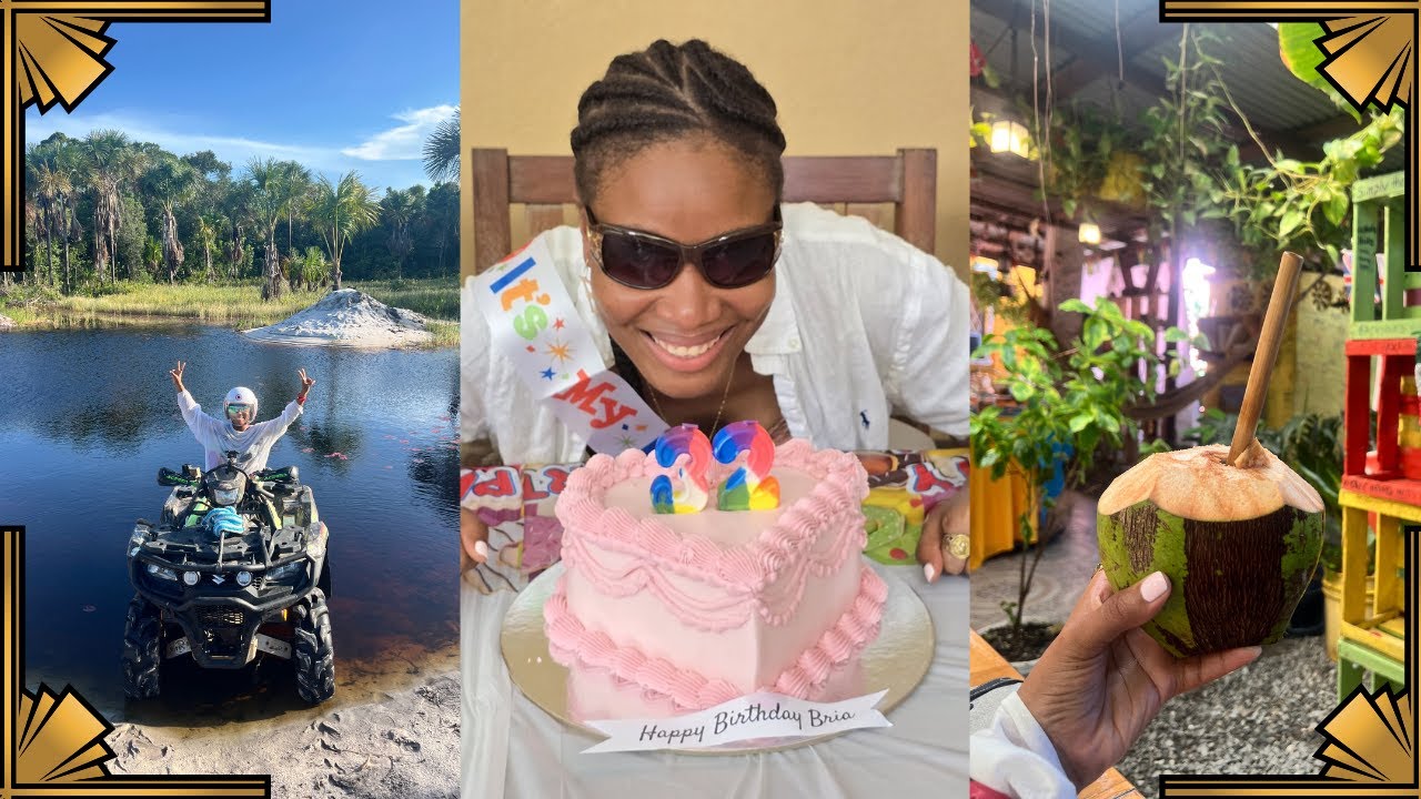 What I wore in Guyana|Backyard cafe, Georgetown, Berbice, my 32nd birthday|Travel VLOG
