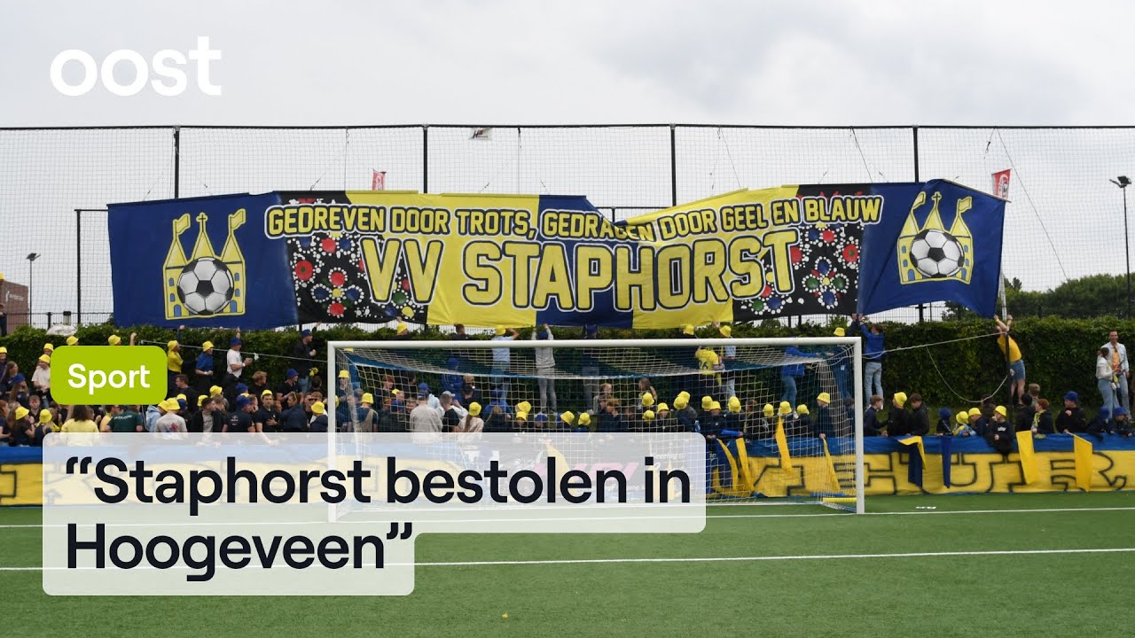 Volop spanning en goal onterecht afgekeurd: Staphorst en Hoogeveen vechten om titel | RTV Oost