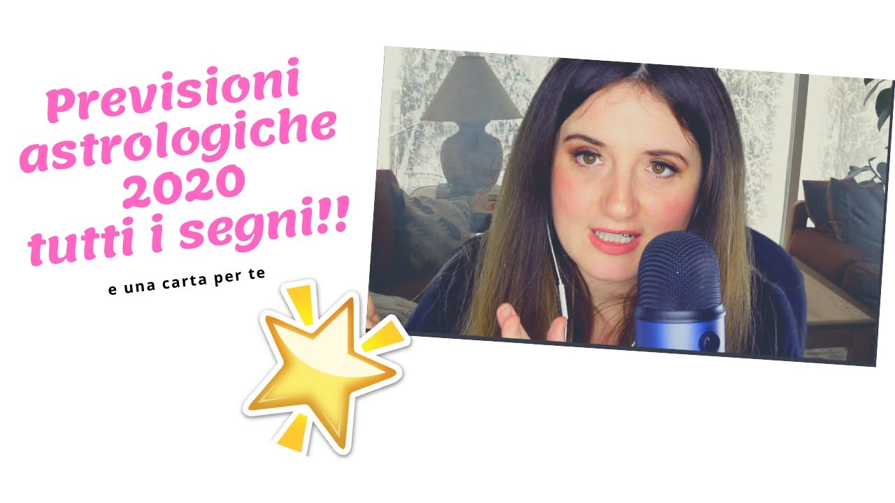 [ASMR ITA] PREVISIONI ASTROLOGICHE 2020 🌠 TUTTI I SEGNI  - C'E' UNA CARTA PER TE