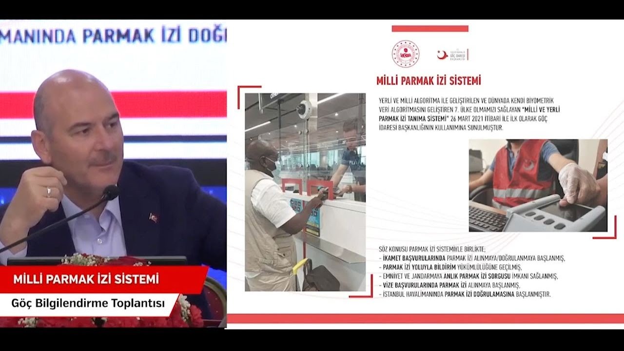 MİLLİ ve YERLİ PARMAK İZİ SİSTEMİ İLE DÜZENSİZ GÖÇE ENGEL OLUYORUZ