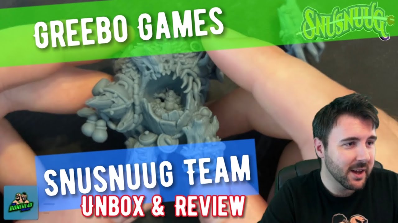 Greebo Games Snusnuug (Amazon Halfling) Team Unbox & Review | Blood Bowl (Bonehead Podcast)