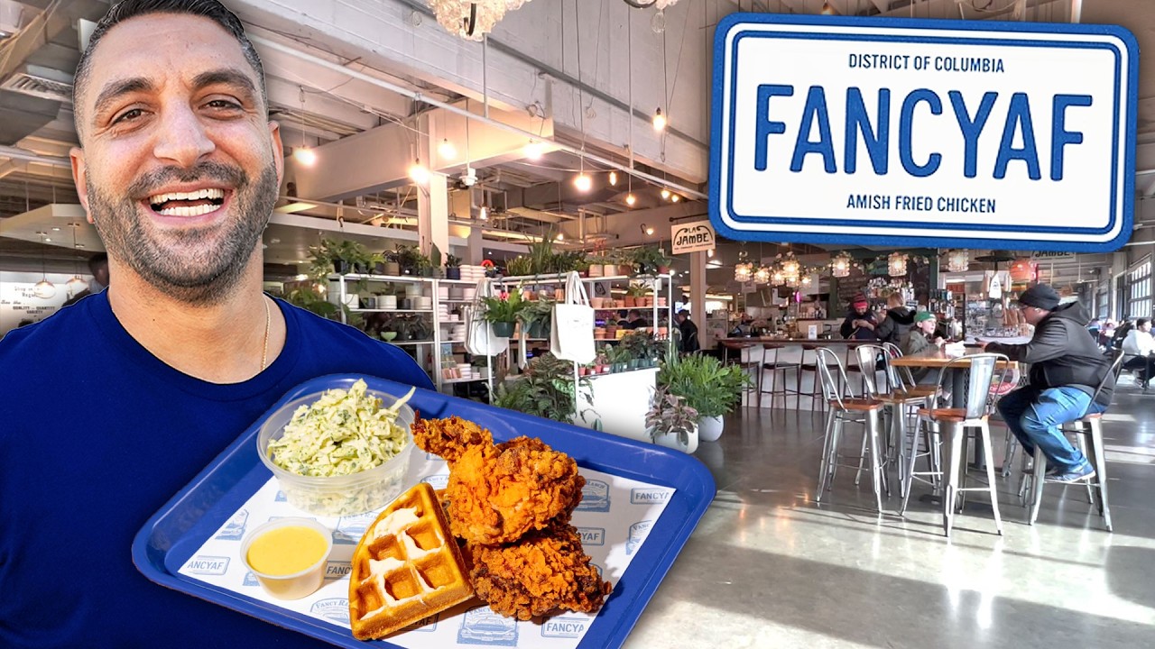 Trying FAMOUS foods at Union Market Washington D.C.