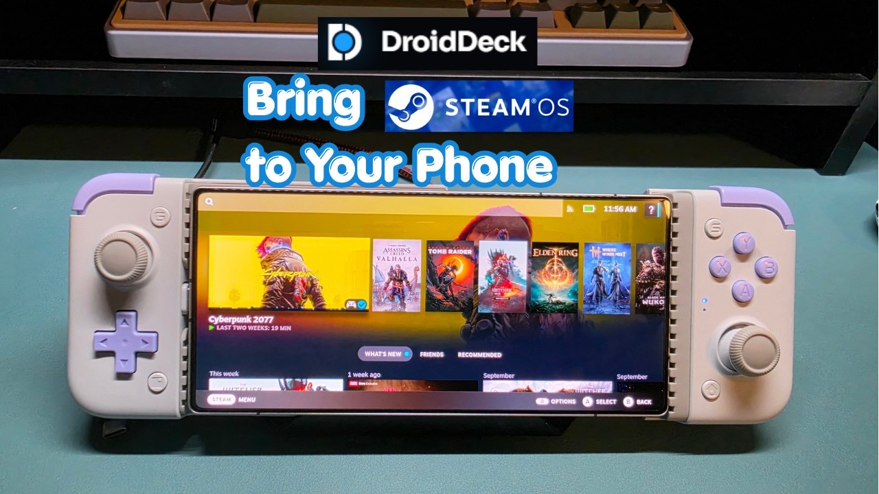 Установите SteamOS на свой смартфон с помощью Droid Deck!!