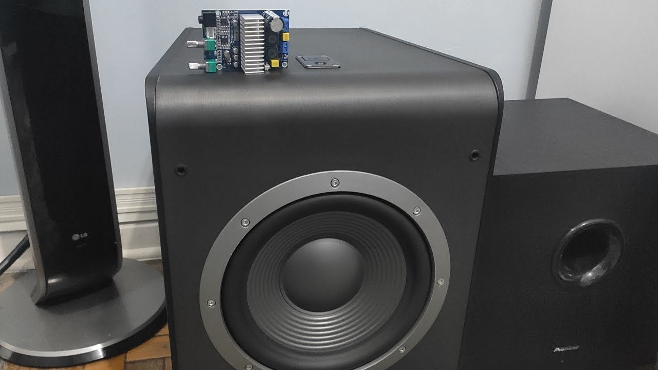 Ativando subwoofer JBL ES 150p queimado com placa TPA 3116 D2 low pass. Será que deu certo 🧐🤔?