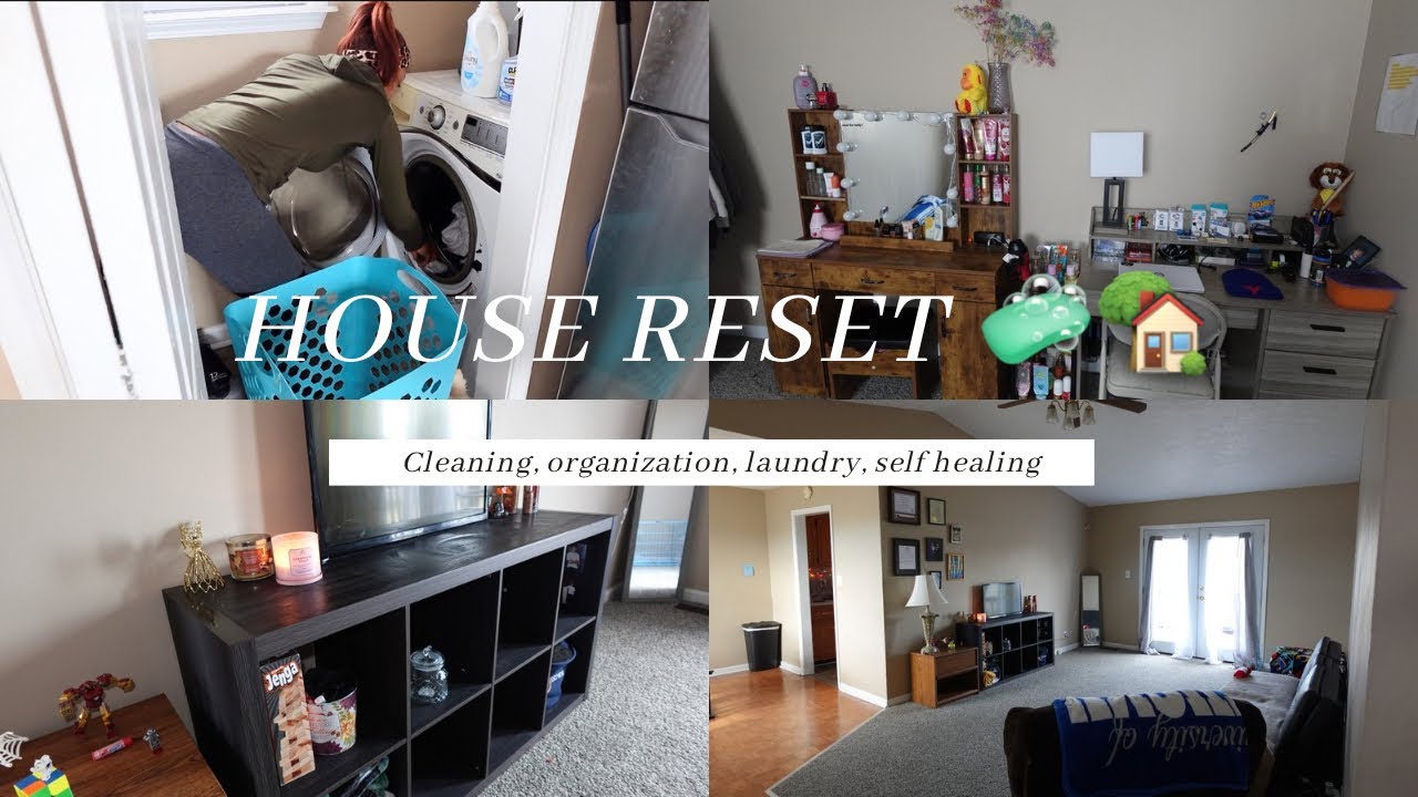 REALISTIC HOUSE RESET 🧺🧼 - Cleaning, Laundry & Decluttering - sit down and take a breath