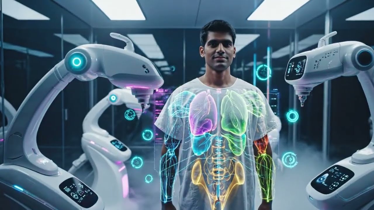 In 2050, hospitals are fully automated. No Doctor No Waiting