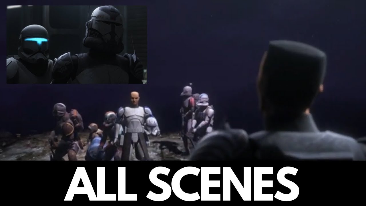 Commander Wolffe all scenes (Bad Batch)