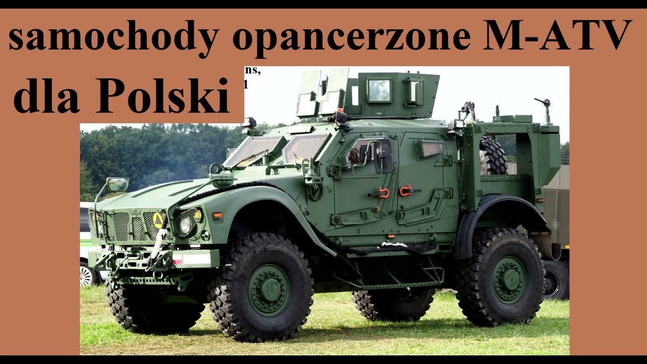samochody opancerzone M-ATV dla Polski