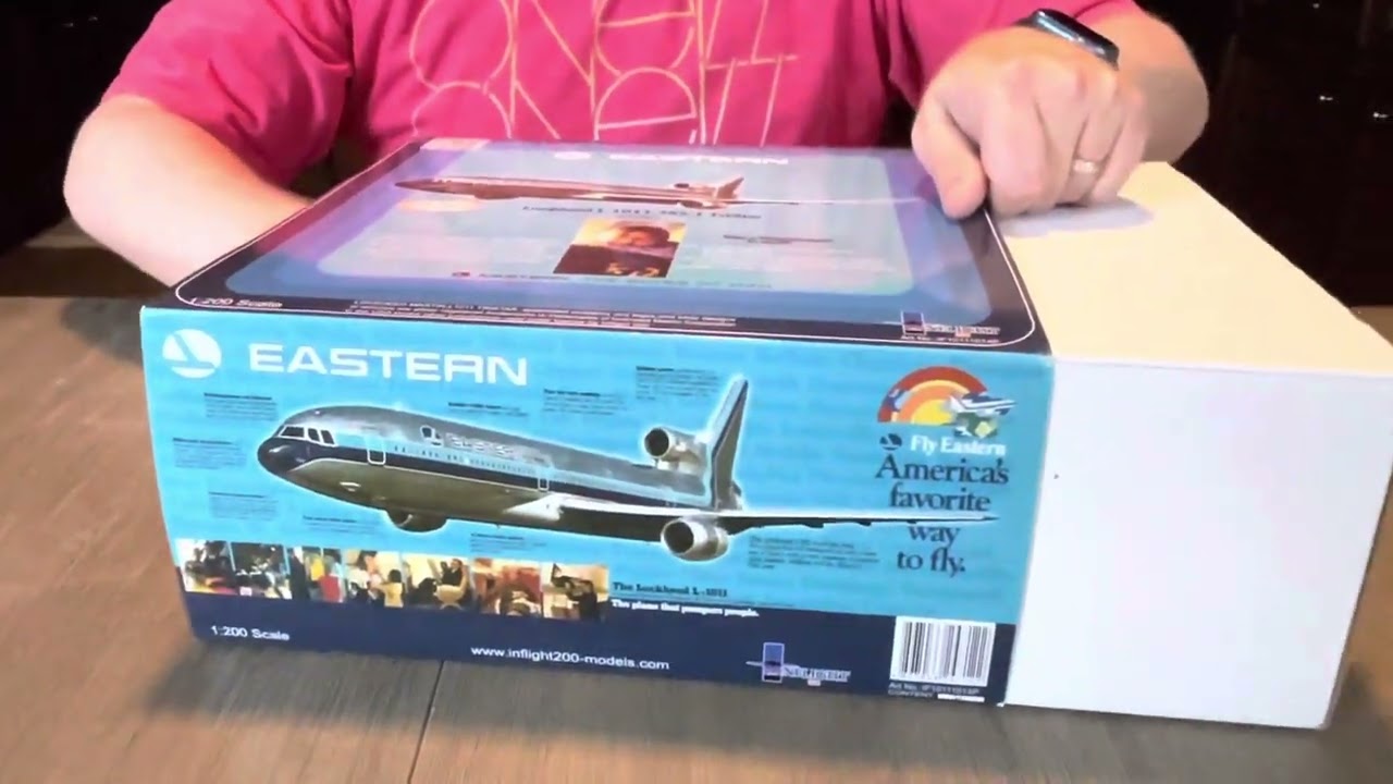 Unboxing an Inflight 200 Eastern Airlines Polished L-1011 N324EA (IF10111014P)