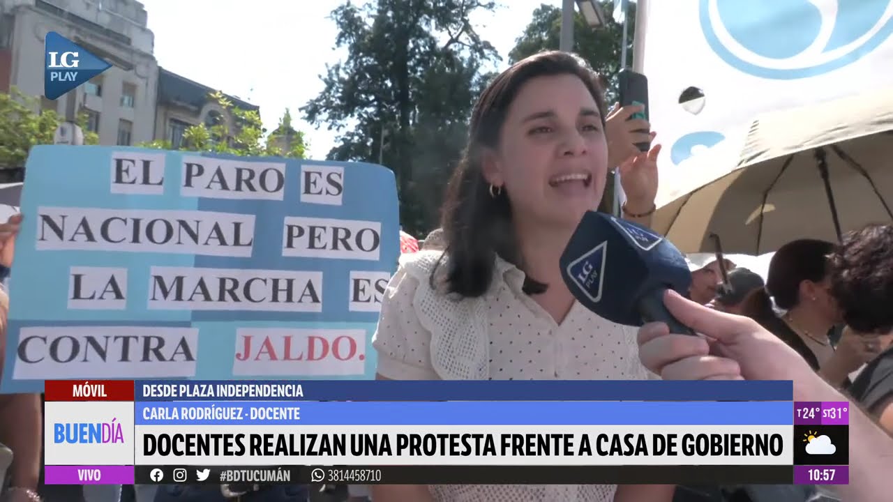 Fuerte reclamo docente en Tucumán: 