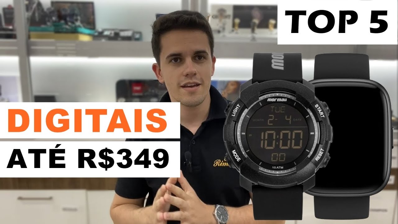 Top 5 Relógios Digitais bons e baratos