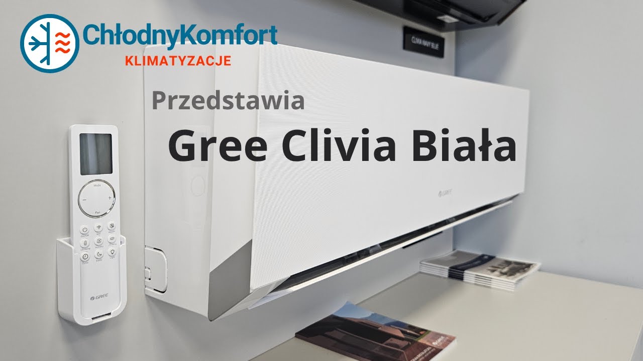Gree Clivia White (Biała) - Prezentacja klimatyzatora Warszawa | Montaż klimatyzacji 