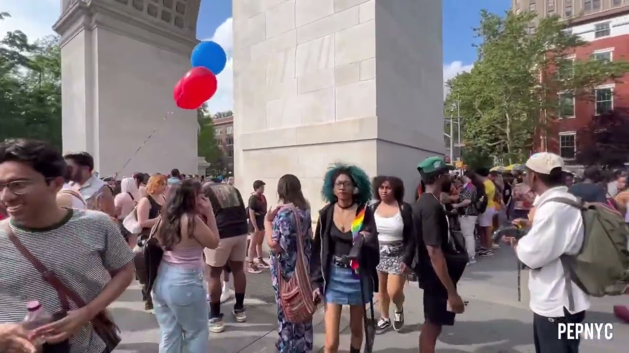 Washington Square Park After Pride March 2023 