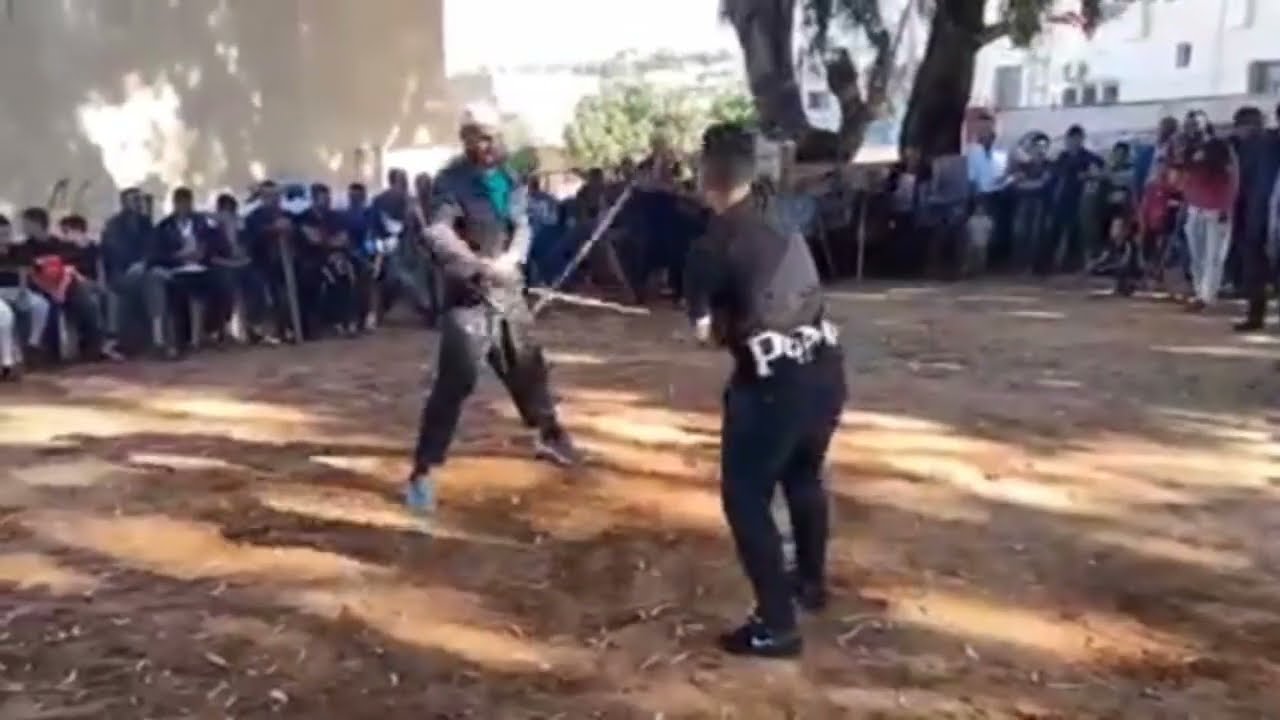 العصا التقليدية من حفل بلدية الصفصاف ولاية مستغانم
