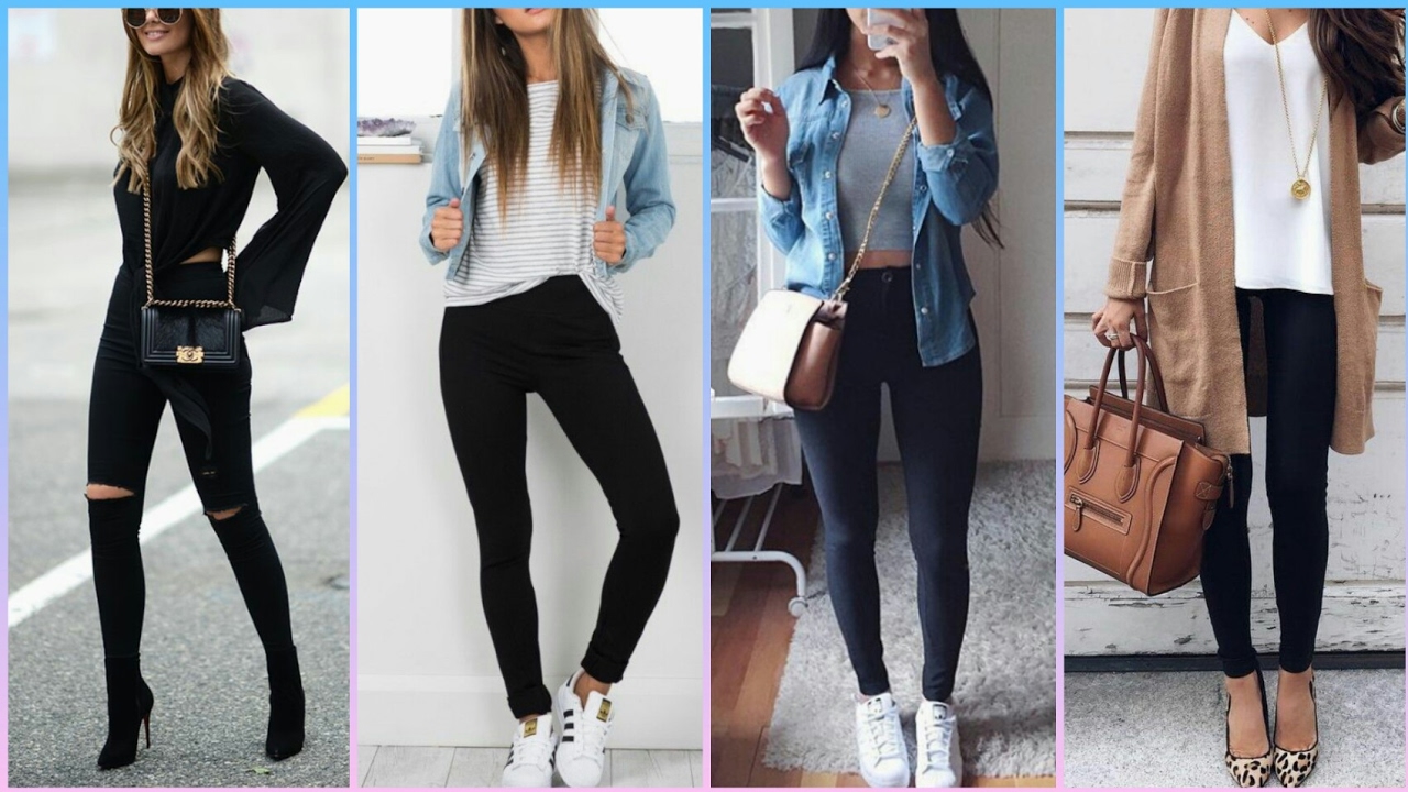 OUTFITS TRENDY CON PANTALONES NEGROS | Lindas Vanidosas