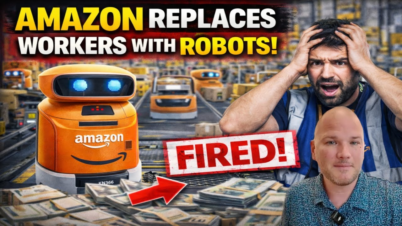 Amazon Replaces Workers With ROBOTS — Thousands Fired While AI Takes Over!