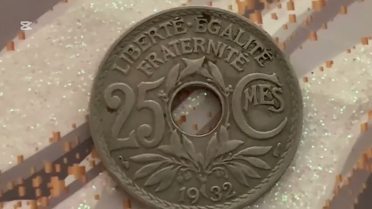 FRANCE 🇫🇷 👉 25 centimes Lindauer 1936