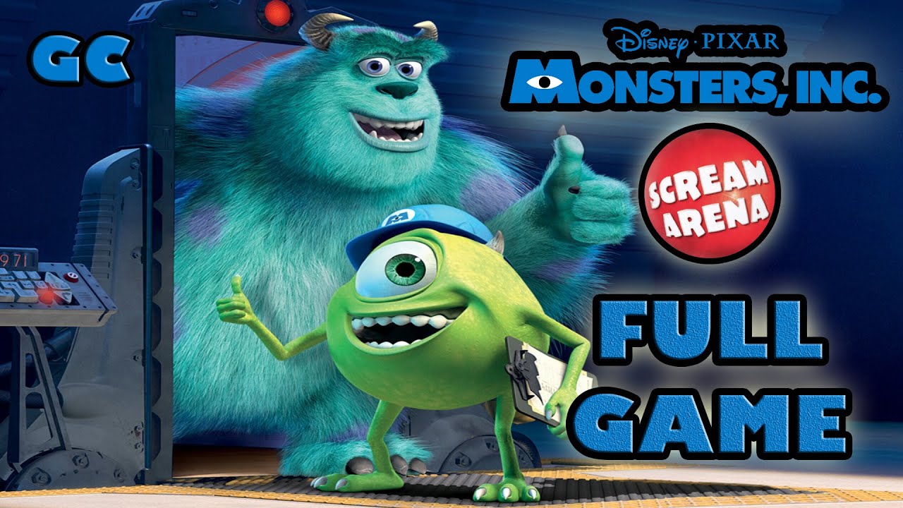 Monsters, Inc. Scream Arena FULL GAME Longplay (GC)