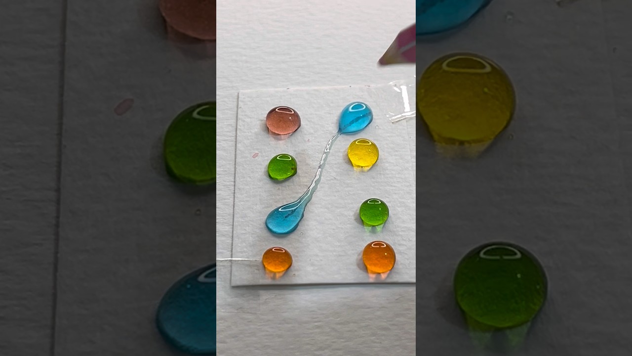 Fun Colors Water Drop🔴🟢 #shorts #art #colors #funny #mixing #games #satisfying #trending #viral